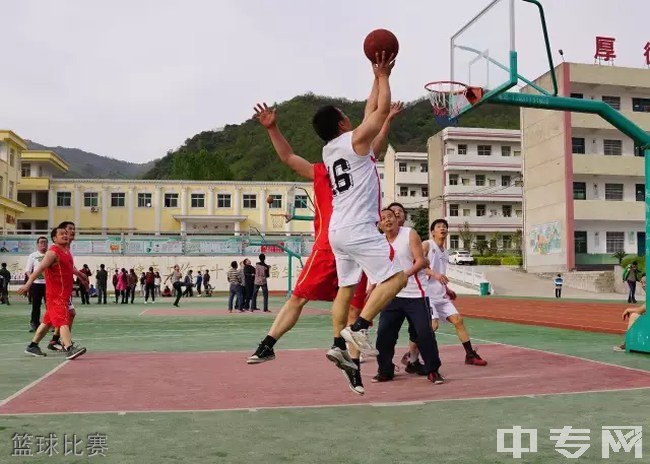 商南县职业技术教育中心篮球比赛