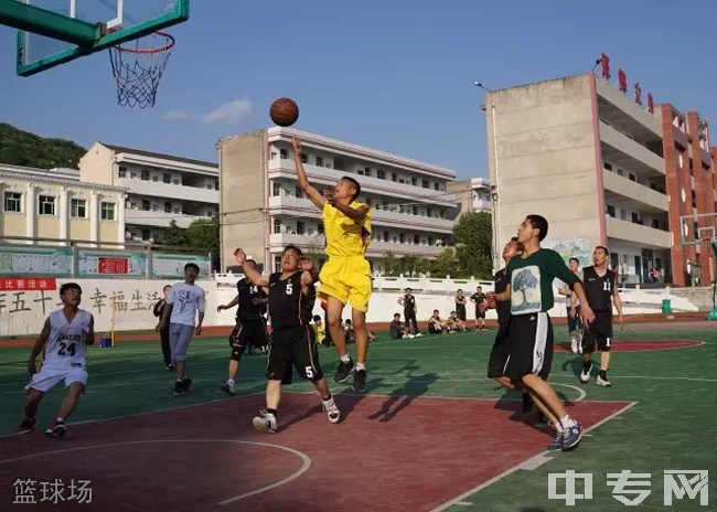商南县职业技术教育中心篮球场