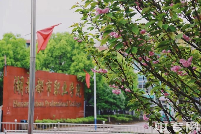 湖南都市职业学院中专(中职部)学校大门