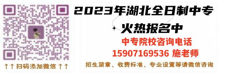 武汉2023年哪所中专中职学校护理专业比较好？（招生简章+官方报名入口）微信二维码图片