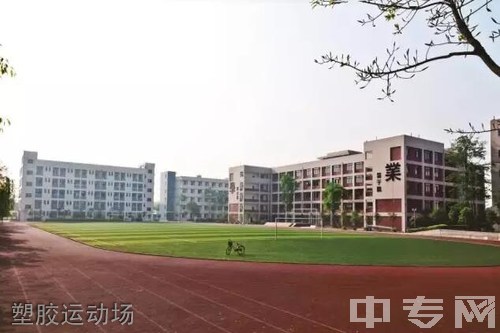 成都石化工业学校(彭州市技工学校)-塑胶运动场