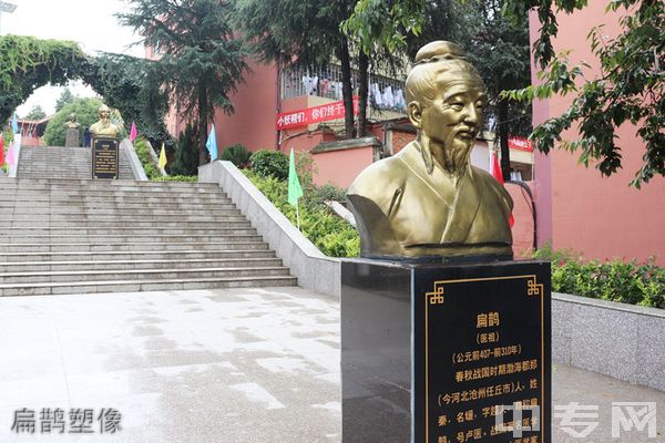 云南新型职业学院扁鹊塑像