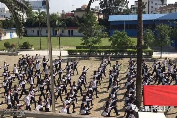 云南技师学院瑞丽分院(瑞丽市职业中学)-军体拳