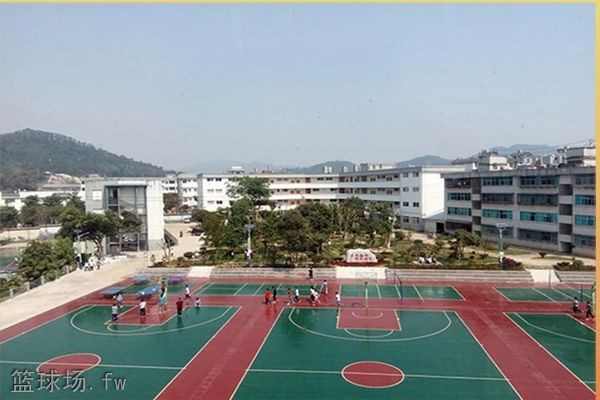 宁洱县职业高级中学-篮球场.fw