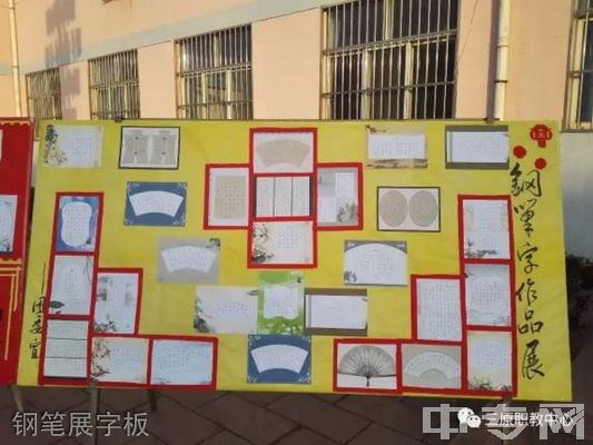 三原县职业技术教育中心-钢笔展字板
