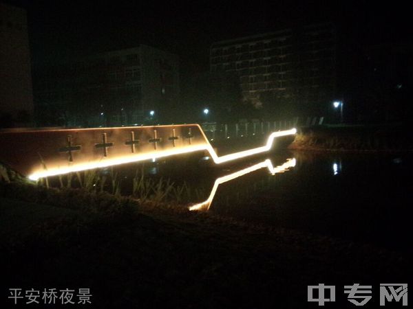 成都铁路卫生学校-平安桥夜景