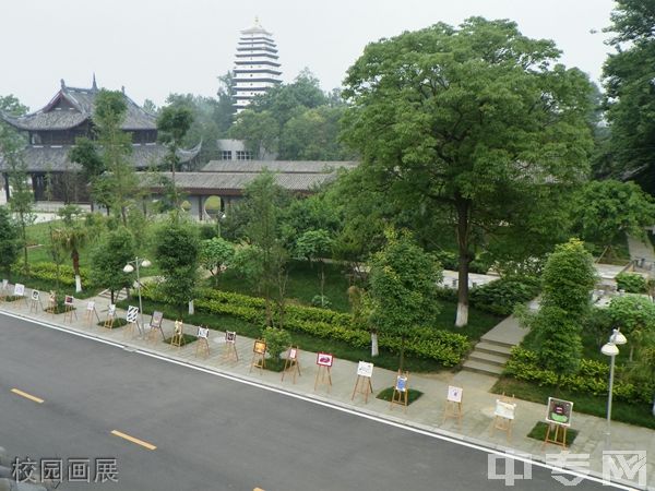 四川省孝泉师范学校-校园画展