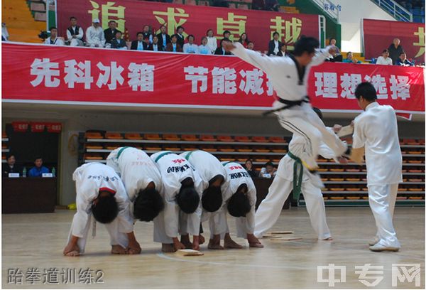 广安市康泉文化武术学校-跆拳道训练2