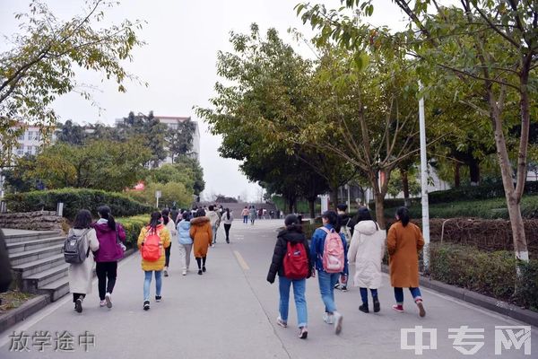 西南医科大学附属医院卫生学校(泸州卫校)-放学途中