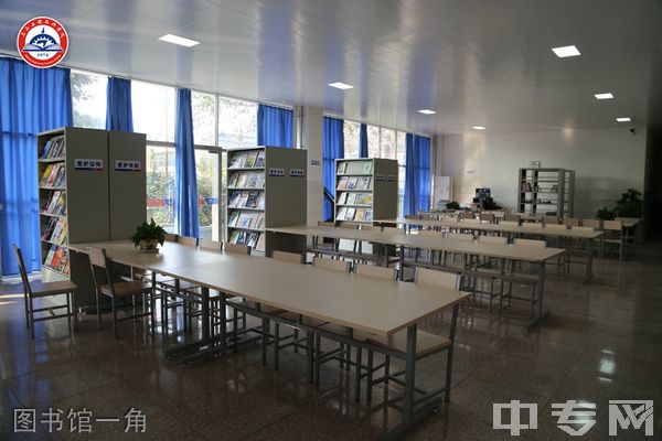 眉山工程技师学院(中国水电七局高级技工学校)-图书馆一角