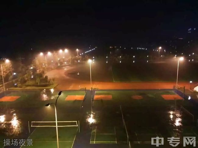 重庆公共运输职业学院操场夜景