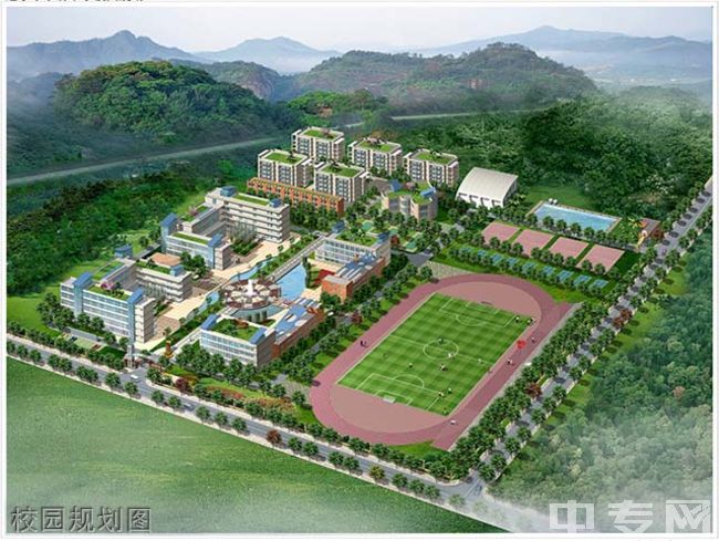 四川省遂宁市第六中学[普高]-校园规划图