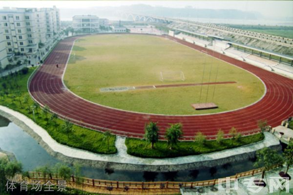 乐山外国语学校[普高]-体育场全景