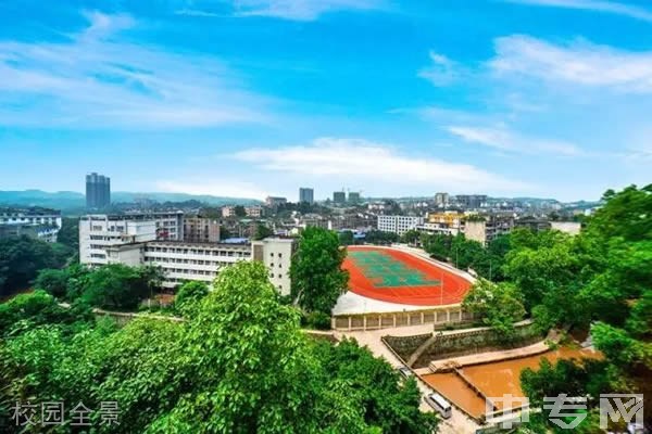 宜宾培风中学校园全景