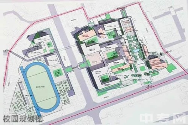 宜宾双河中学校园规划图