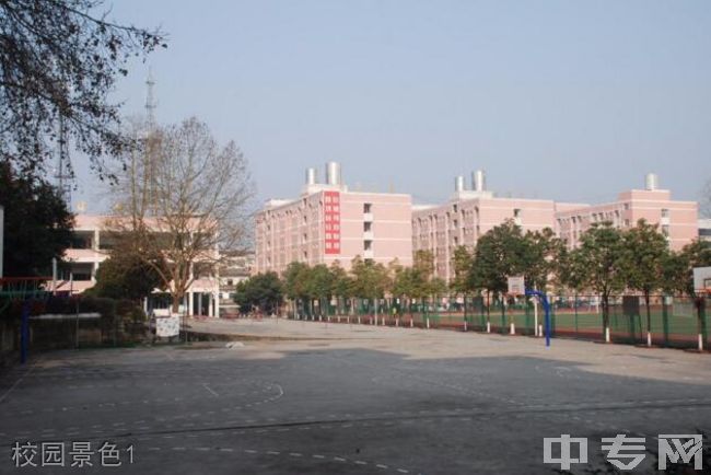 广安代市中学校园景色1