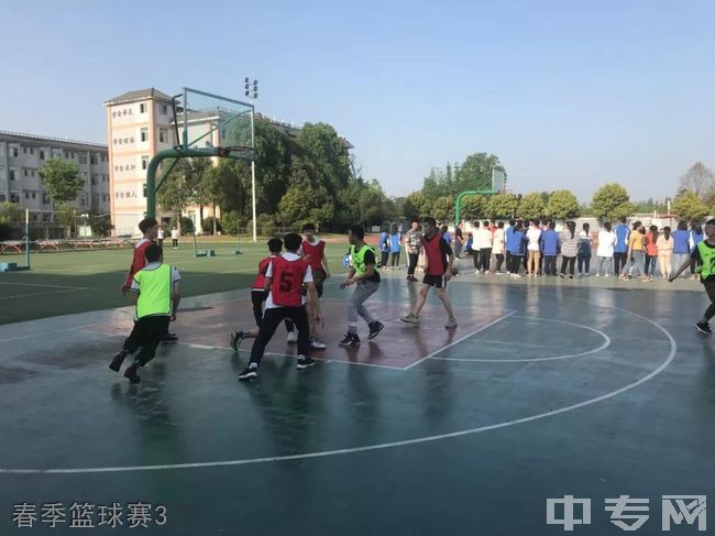 青白江城厢中学春季篮球赛3