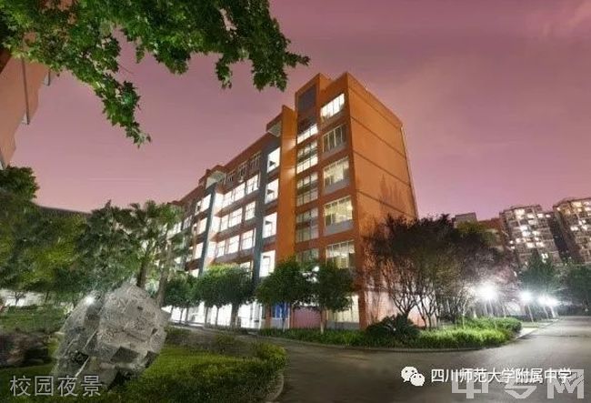 四川师范大学附属中学[普高]-校园夜景