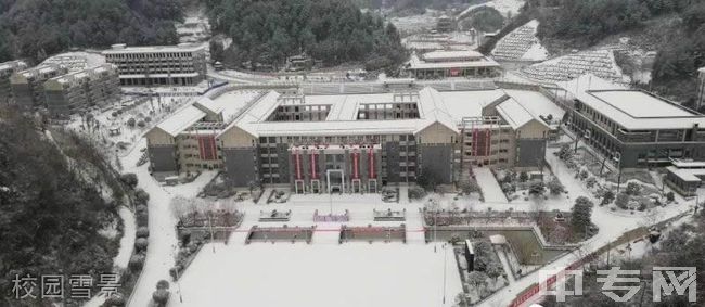 贵州省瓮安中学[普高]-校园雪景