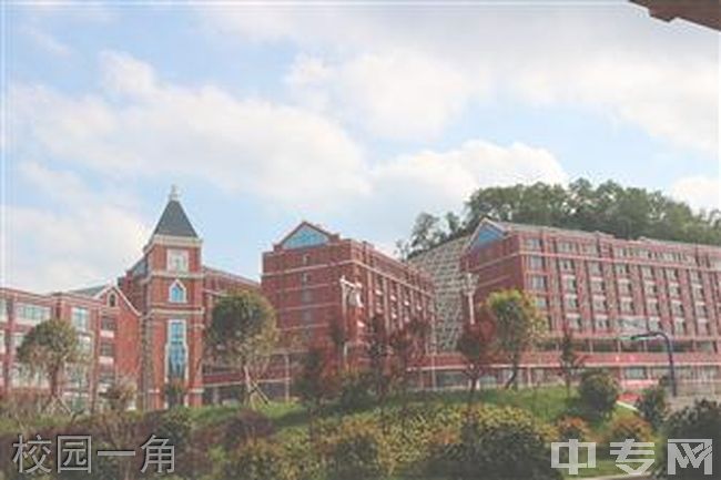 六盘水北大培文学校[普高]-校园一角