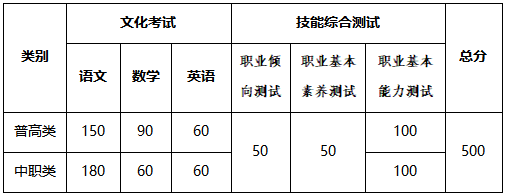 2020年四川现代职业学院单招考试内容