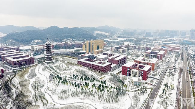 ☆遵义师范学院继续教育学院-学校冬景1