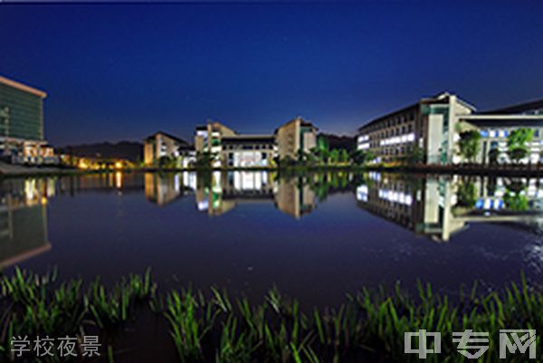 ☆重庆工程职业技术学院成教院-学校夜景