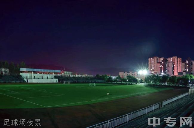 ☆重庆安全技术职业学院继续教育学院-足球场夜景