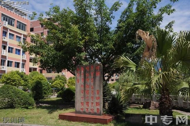 ☆重庆幼儿师范高等专科学校继续教育学院-校训碑