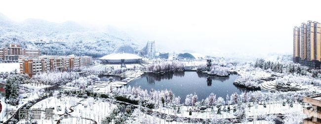 ☆六盘水师范学院继续教育学院-校园雪景