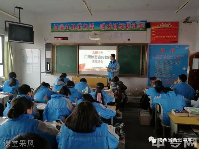 陕西省合阳中学[普高]-课堂采风