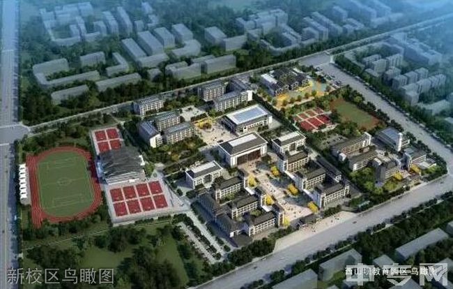 腾冲县民族完全中学新校区鸟瞰图