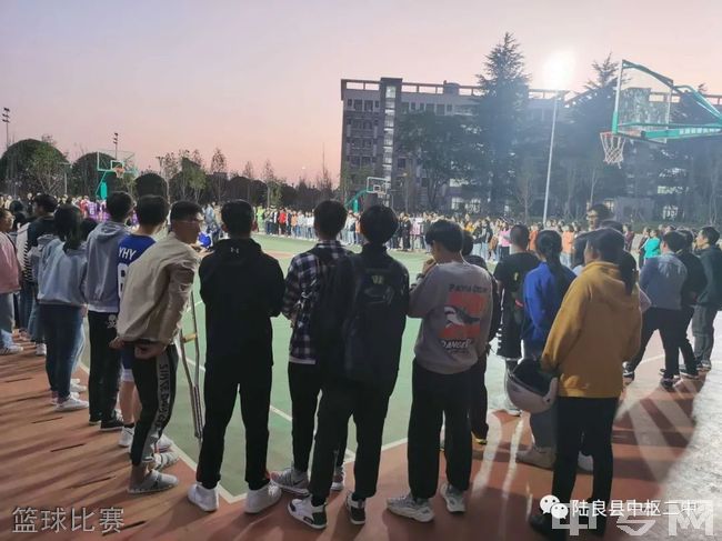 陆良县中枢二中[普高]-篮球比赛