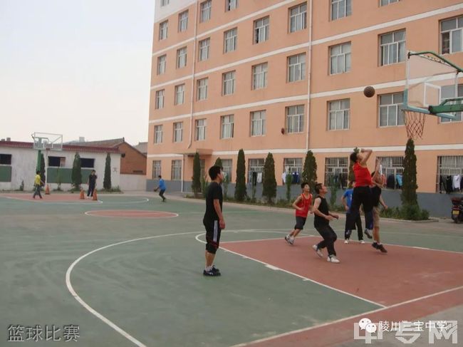 陵川三宝中学篮球比赛