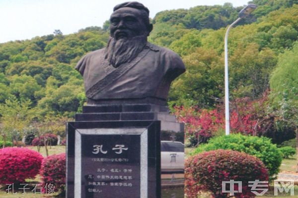 湖北师范大学继续教育学院-孔子石像