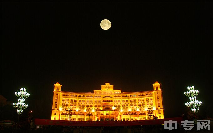 武昌理工学院-校园夜景