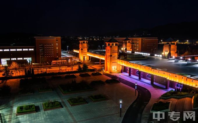 大连科技学院-夜景