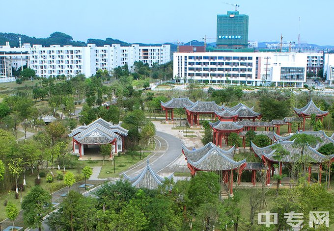 柳州市第一职业技术学校-休息的亭子