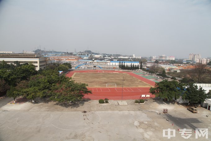 柳州市交通学校-田径运动场全景