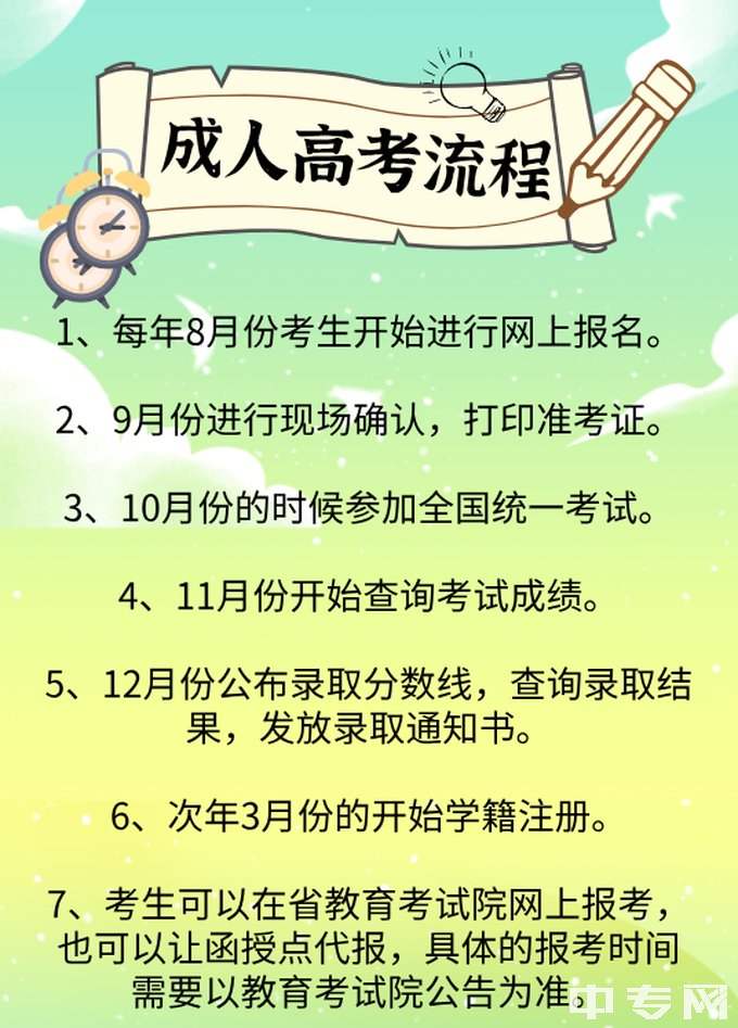 成教_成人高考流程是什么样的