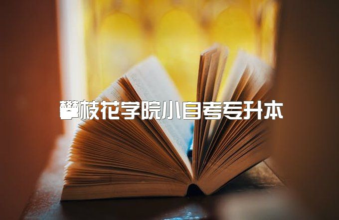 2023年攀枝花学院小自考专升本毕业证、一年拿大专有吗