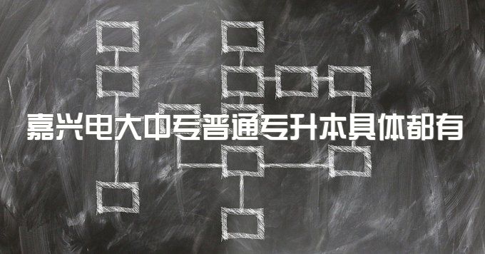 嘉兴电大中专普通专升本具体都有哪些考试科目、能参加高考报考吗