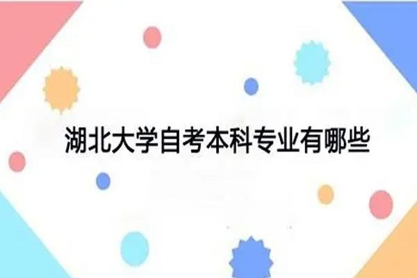 2023年湖北大学成人自考本科汉语言文学专业可以考吗？