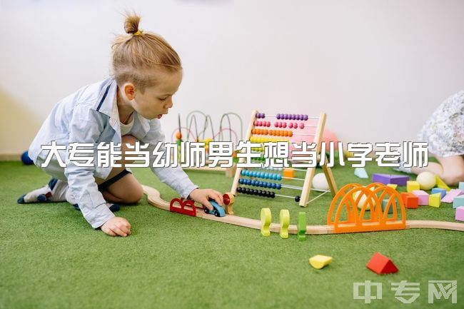 大专能当幼师男生想当小学老师，数学难记，语文能拼音，如何选择？