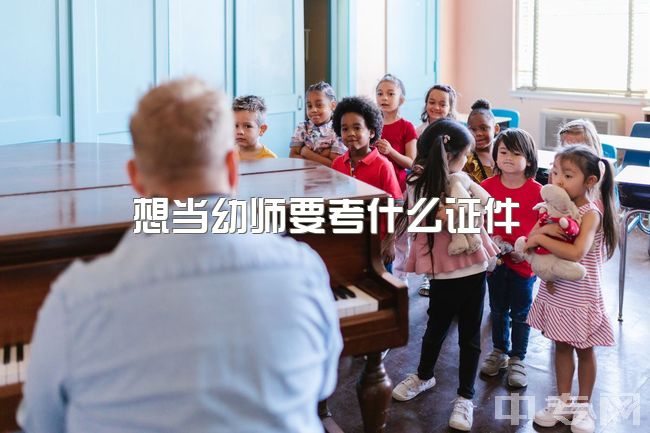 想当幼师要考什么证件，有和我一样，因为孩子该上幼儿园了，就想当幼师的吗？