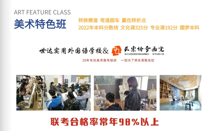 湖北省世达实用外国语学校美术高考班2024年招生简章+报名入口