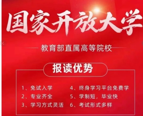 2024年安徽省国家开放大学免试入学招生简章+含金量高——官方报名入口