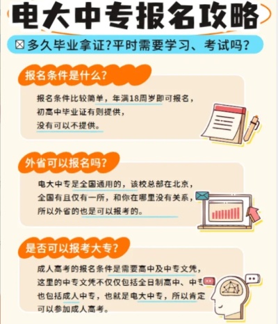 2024年安徽省电大中专开始报名了！专业设置？报考流程？官方报名入口