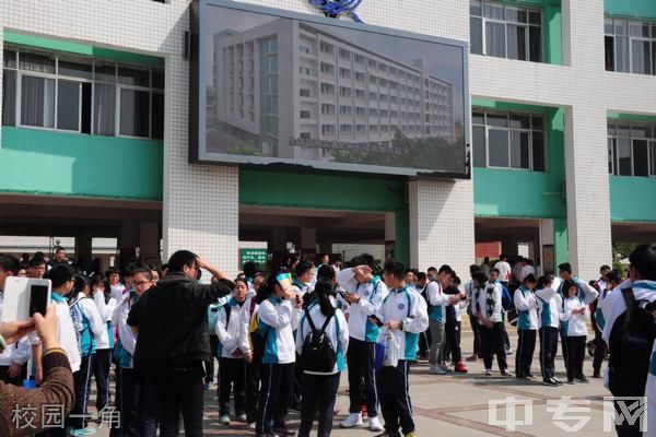 晋江市侨声中学校园一角