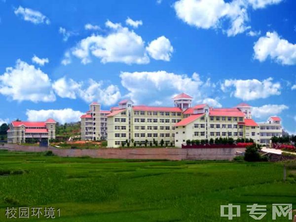 南安市蓝园高级中学鸟瞰图